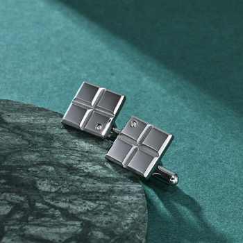 Naujos vyriškos raižytos nerūdijančio plieno prancūziško stiliaus paprasto madingo kostiumo sąsagos, aukštos kokybės prancūziškų marškinių dekoratyvinė sagtis