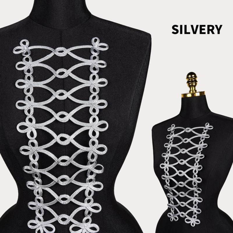 Zlatna svilena haljina s ukrasnim rubom Ručno izrađeno odijelo Plesno odijelo Ukrasna čipka Zlatno Crno Zlatna uniforma po narudžbi Ukrasne ljestve