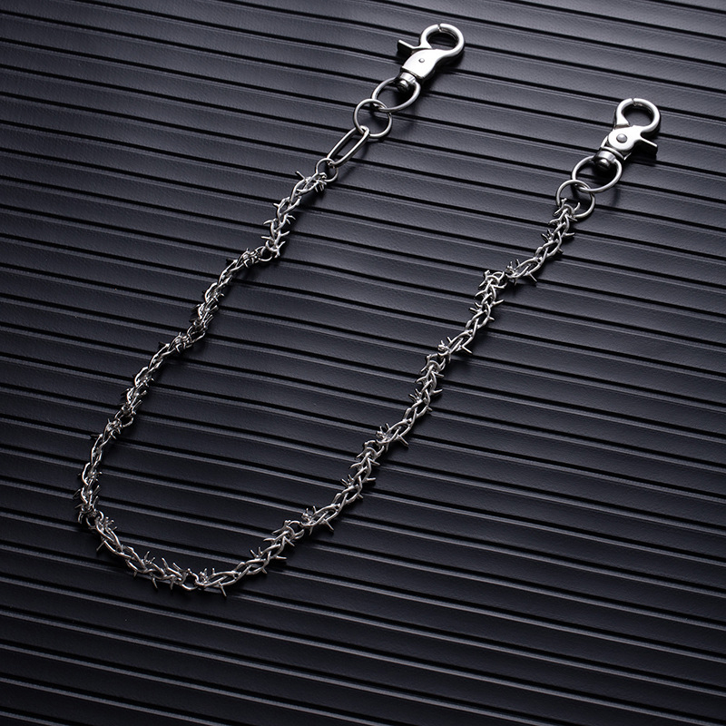 Хип-хоп личност Пънк тъмен готически стил верига за талия оригинална верига Thorn Vine дънки унисекс аксесоари
