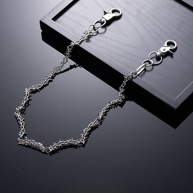 Хип-хоп личност Пънк тъмен готически стил верига за талия оригинална верига Thorn Vine дънки унисекс аксесоари