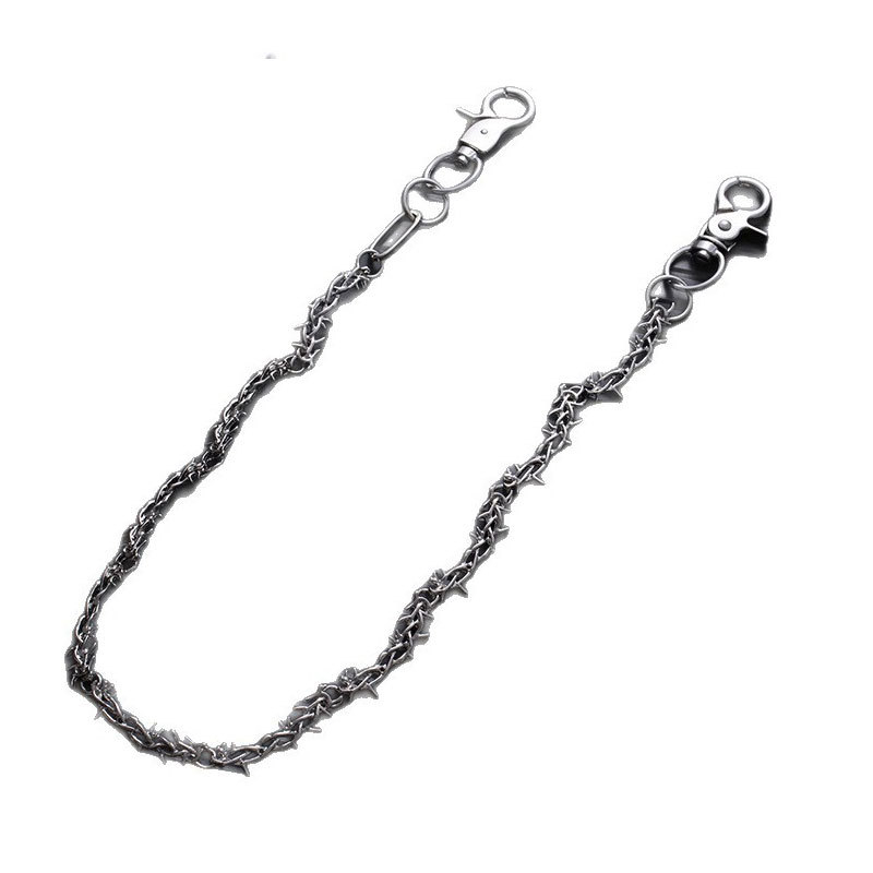Хип-хоп личност Пънк тъмен готически стил верига за талия оригинална верига Thorn Vine дънки унисекс аксесоари