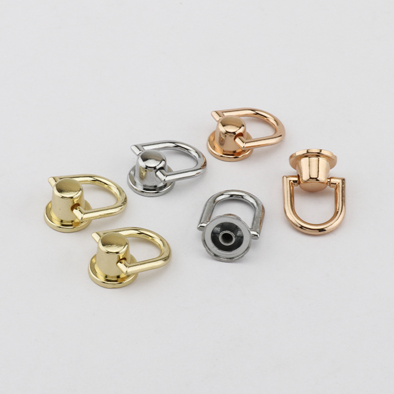 Фабрични директни продажби от сплав, висяща катарама за уши, аксесоари за багаж, чанта, метален висящ пръстен, катарама за чанта, мини фиксирана катарама