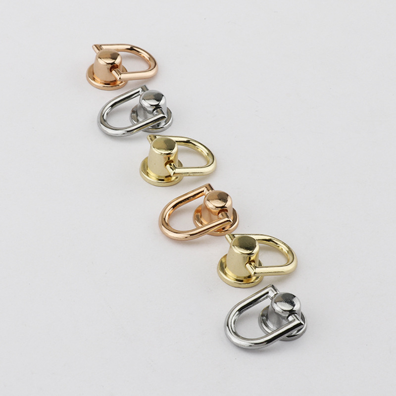 Фабрични директни продажби от сплав, висяща катарама за уши, аксесоари за багаж, чанта, метален висящ пръстен, катарама за чанта, мини фиксирана катарама