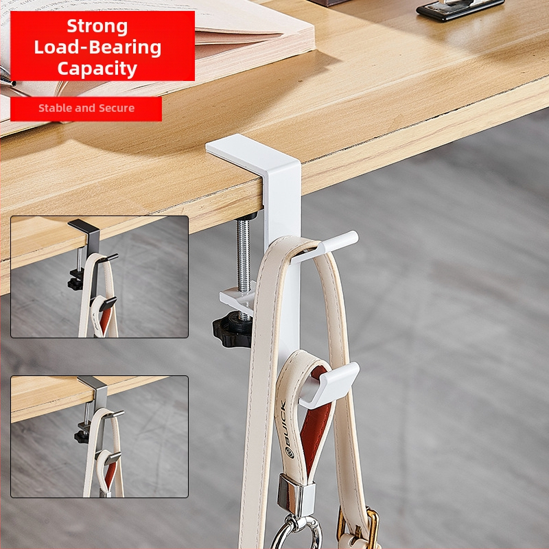 Veľkoobchodné háčiky na batohy na študentské stoly, bočné zavesné tašky, bez lepidla, odnímateľné, jednoduchý háčik na boku mobilného stola