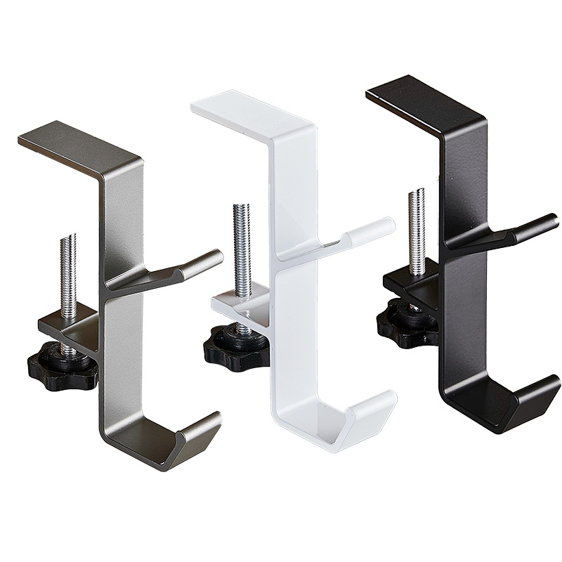 Didmeninė prekyba sandėlyje esančiais kuprinių kabliukais studentų stalams, šoniniai pakabinami krepšiai, be klijų, nuimami, mobilūs, vienas kabliukas prie stalo