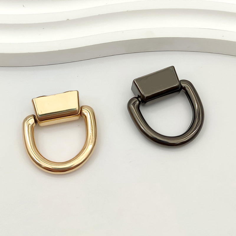 „Pasidaryk pats“ krepšio priedai D formos sagties diržo žiedas per petį transformacijos įrankiai sagties žiedo furnitūros priedai per petį sraigtinė sagtis kabliukas