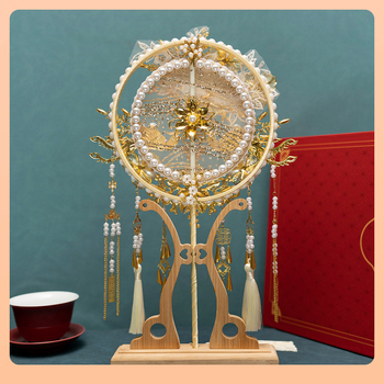 ✅ Άμεσες πωλήσεις στρογγυλών βενταλιών για νύφες, μονοκόμματη Dropshipping, κινέζικου στιλ, δώρο για τον καλύτερο φίλο, γάμο, βεντάλια για πέπλα, υλικά τελικού προϊόντος