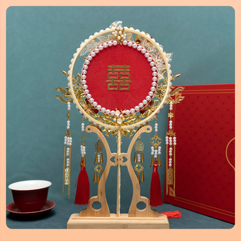 ✅ Άμεσες πωλήσεις στρογγυλών βενταλιών για νύφες, μονοκόμματη Dropshipping, κινέζικου στιλ, δώρο για τον καλύτερο φίλο, γάμο, βεντάλια για πέπλα, υλικά τελικού προϊόντος