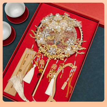 ✅ Άμεσες πωλήσεις στρογγυλών βενταλιών για νύφες, μονοκόμματη Dropshipping, κινέζικου στιλ, δώρο για τον καλύτερο φίλο, γάμο, βεντάλια για πέπλα, υλικά τελικού προϊόντος