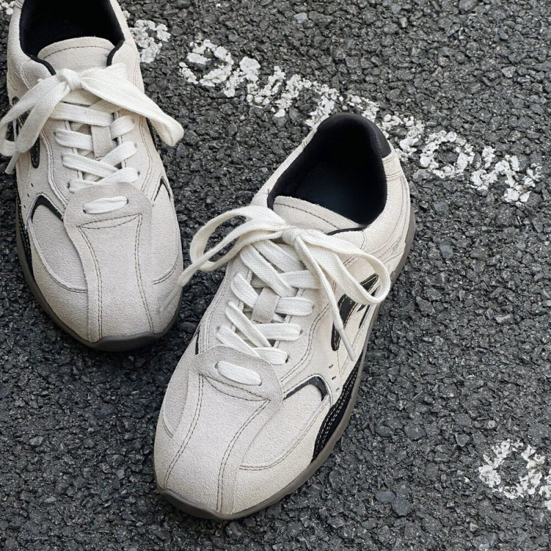 Винтидж немски маратонки за бягане, съчетаващи цветове, дамски, пролетни нови плоски обувки Forrest Gump с мека подметка, леки маратонки за бягане