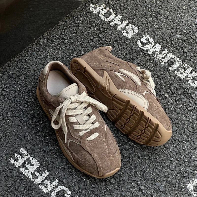 Винтидж немски маратонки за бягане, съчетаващи цветове, дамски, пролетни нови плоски обувки Forrest Gump с мека подметка, леки маратонки за бягане