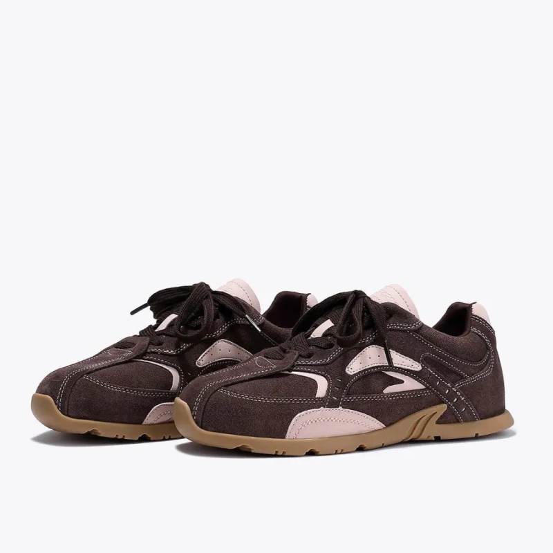 Винтидж немски маратонки за бягане, съчетаващи цветове, дамски, пролетни нови плоски обувки Forrest Gump с мека подметка, леки маратонки за бягане