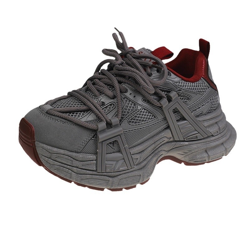 Дебели подметки за малък ръст, универсални обувки за татко, нови обувки 2024, дамски горещи, меки подметки, спортни дамски обувки, които не уморяват краката