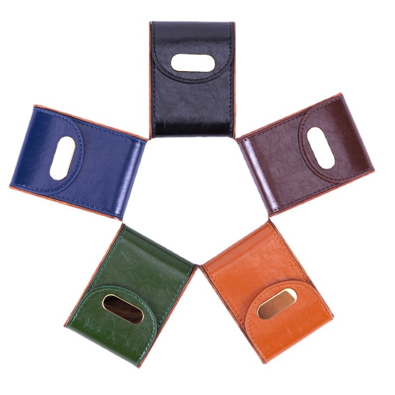 Мъжка кутия за цигари с 20 броя, дебела, устойчива на налягане и влага, с магнитна катарама и капак, от изкуствена кожа, на едро