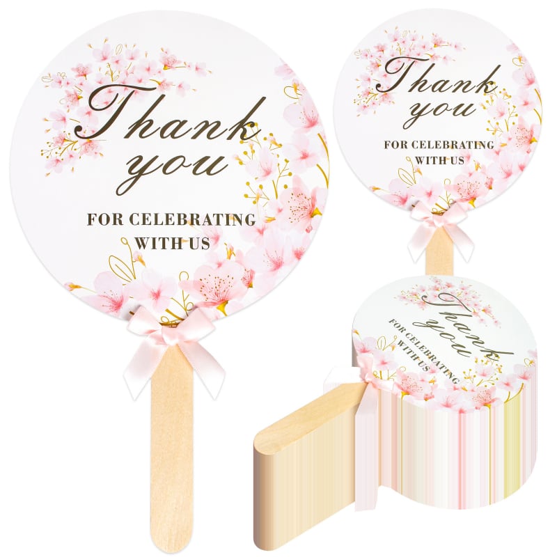 Evantai de hârtie portabil floral transfrontalier, cadou de nuntă, decorațiuni pentru petrecere, consumabile pentru mireasa, concurs de ziua de naștere, cadou tematic pentru petrecere