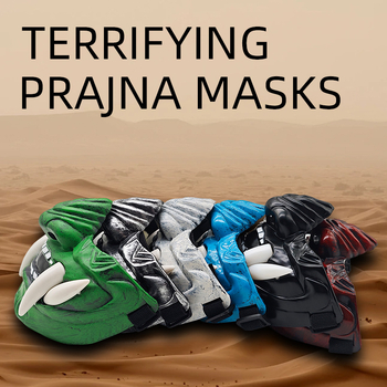 Sõltumatu jaama plahvatused Punane Prajnaparamita mask Prajnaparamita cosplay Draama Jaapani mask Halloween Ball Ümbritsev