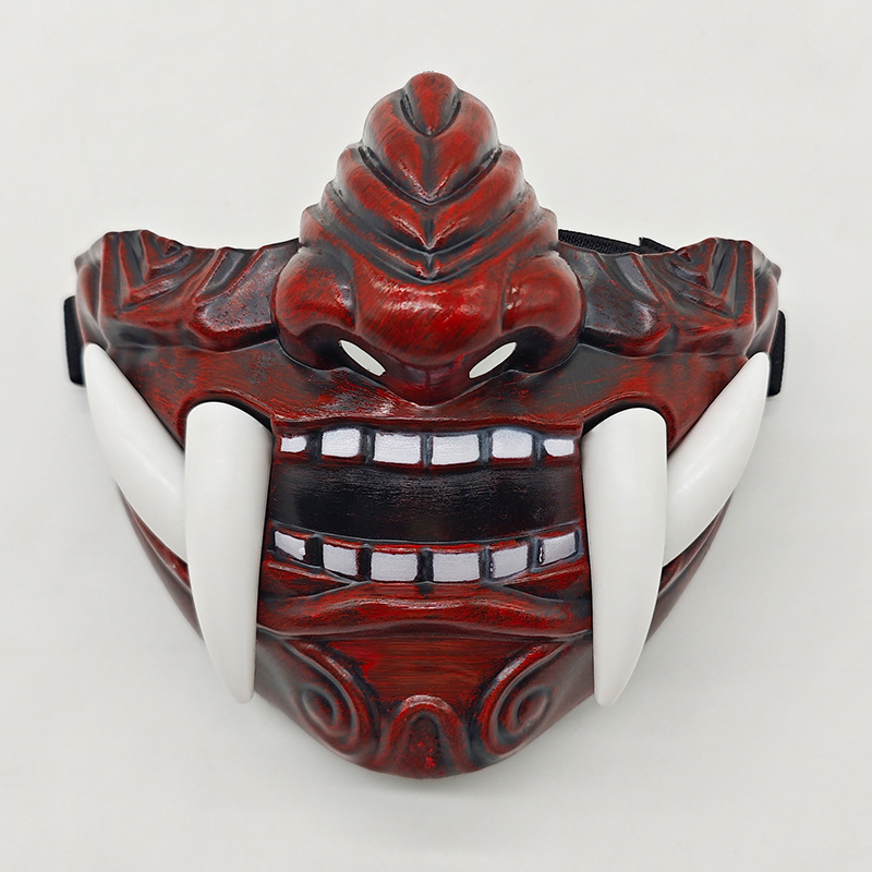 Sõltumatu jaama plahvatused Punane Prajnaparamita mask Prajnaparamita cosplay Draama Jaapani mask Halloween Ball Ümbritsev