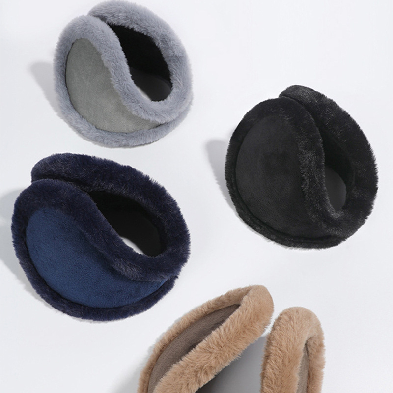 Vyriškos žieminės ausinės nuo šalčio, skirtos važinėjimui dviračiu, studentams, didmeninė prekyba, ausų apsaugai nuo nugaros, ausų gaubteliai, ausų apsauga, storesnės, kad būtų šilčiau