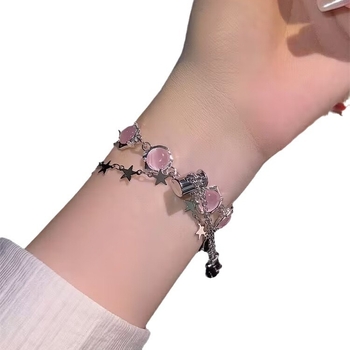 Tähekujuline kassisilmakujuline käevõru, mis sobib Apple Watchi käepaelale Iwatch56789Se nutikas rihm