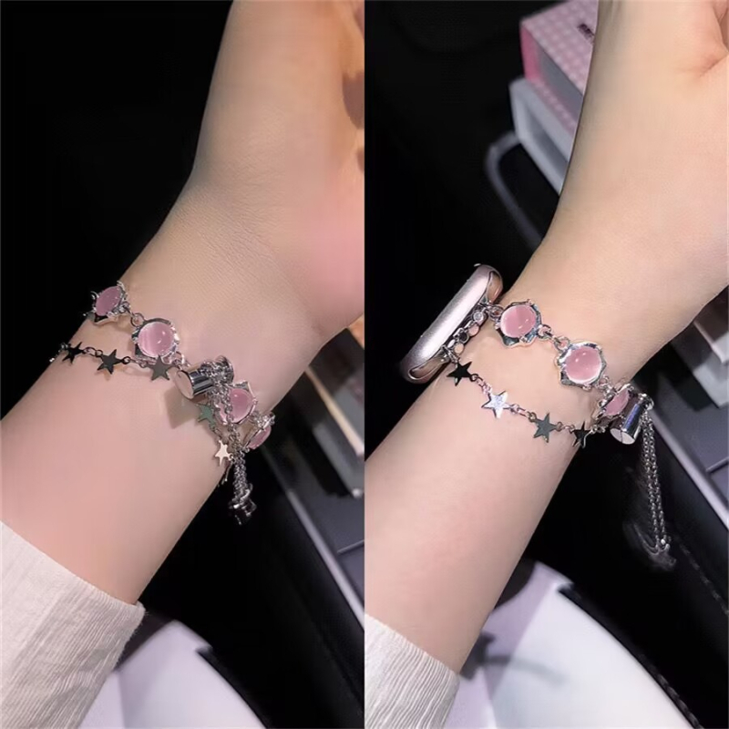 Каишка за гривна Star Cat`s Eye, подходяща за Apple Watch, Iwatch56789Se Smart Strap