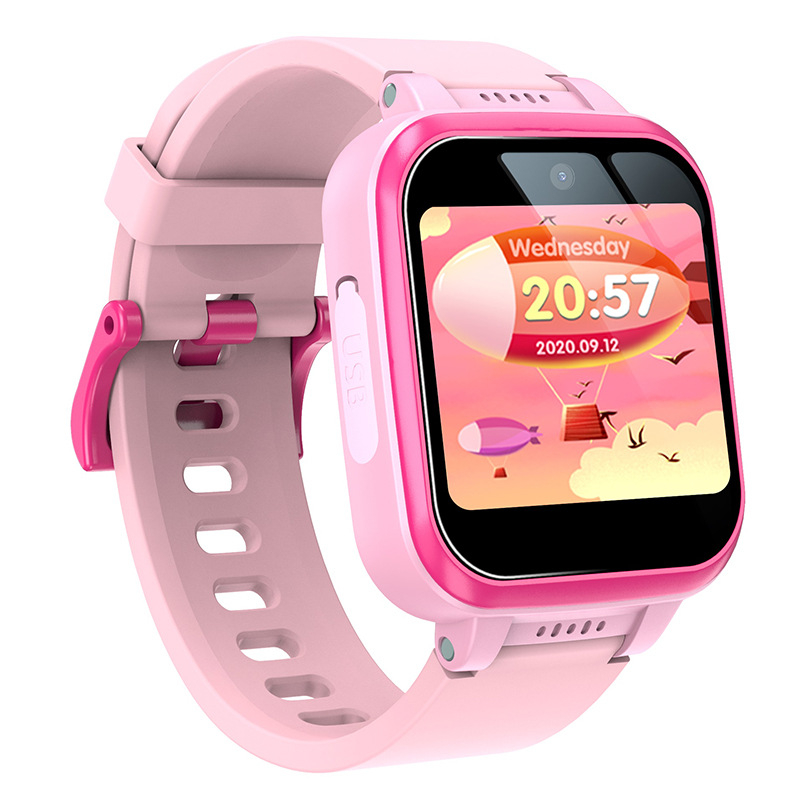 „Mixuan“ tarpvalstybinis naujas Y90 vaikiškas laikrodis, palaikantis nuotraukų vaizdo įrašus, muziką, žaidžiant žibintuvėlio žaidimą, studento ranka.