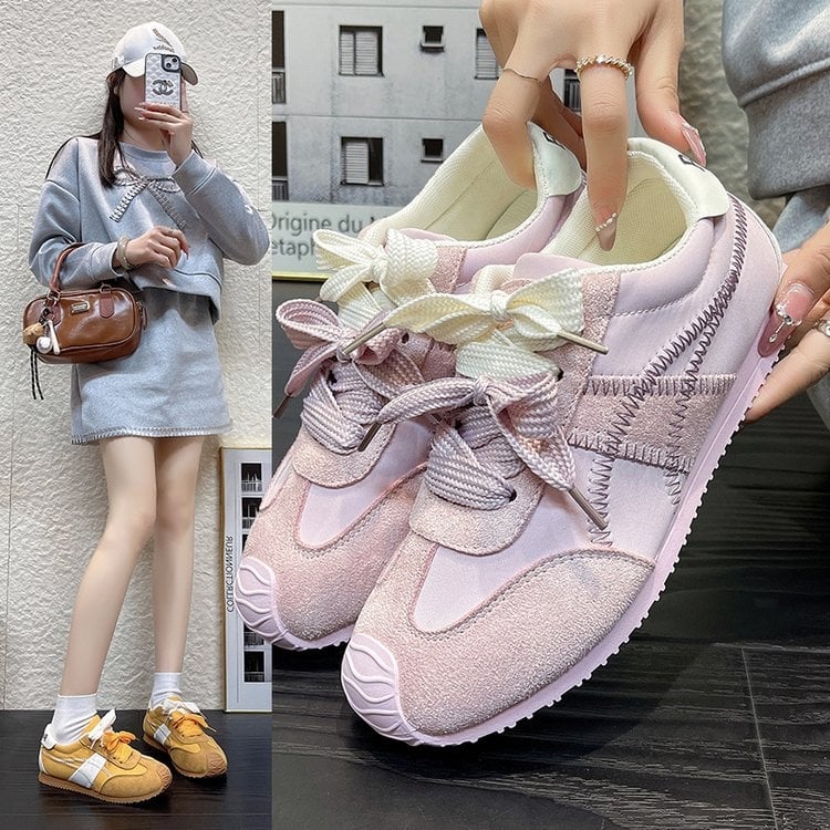 Pantofi sport casual Niche Forrest Gump, stil vintage de balet, pentru femei, 2025, la modă, confortabili, pentru antrenament Virtue