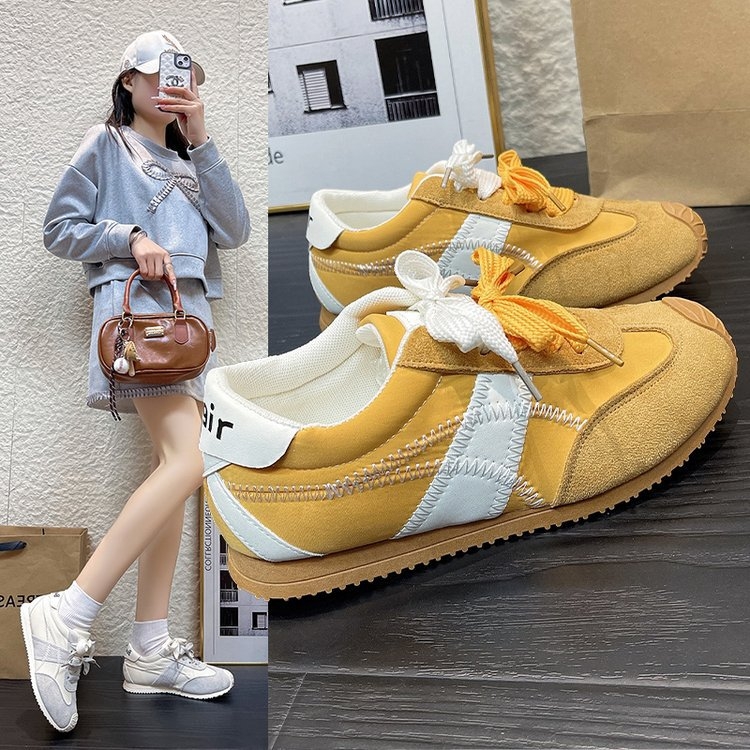 Нишови обувки Forrest Gump, винтидж балетни обувки, дамски обувки, 2025, нови модни ежедневни спортни обувки за дъска, удобни, за тренировки с добродетел