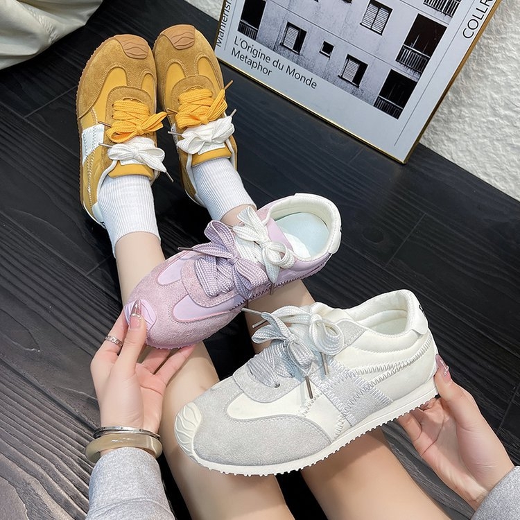 Нишови обувки Forrest Gump, винтидж балетни обувки, дамски обувки, 2025, нови модни ежедневни спортни обувки за дъска, удобни, за тренировки с добродетел