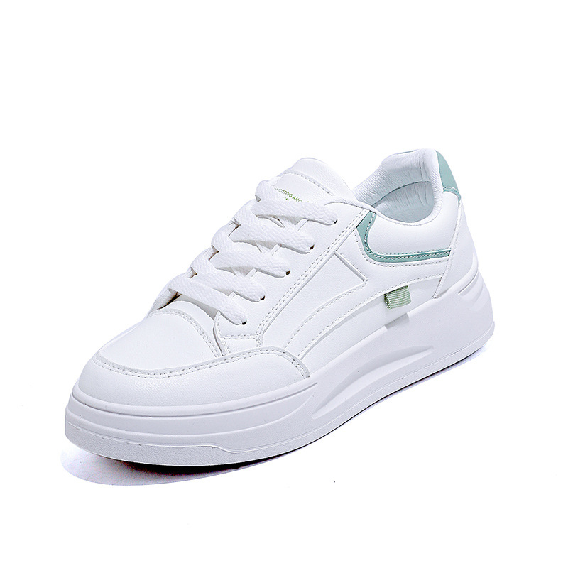 Бели обувки за жени 2025 Нови пролетни и модерни универсални нишови студентски спортни и развлекателни маратонки QR-588