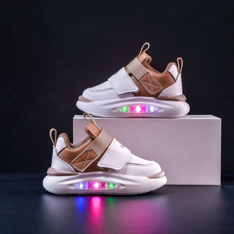Pantofi sport pentru copii de primăvară și toamnă, pantofi sport casual pentru copii, la modă, pas cu pas, pentru băieți și fete, cu placă ușoară, cu fund moale, Flash, noi pantofi de alergare ușori pentru copii