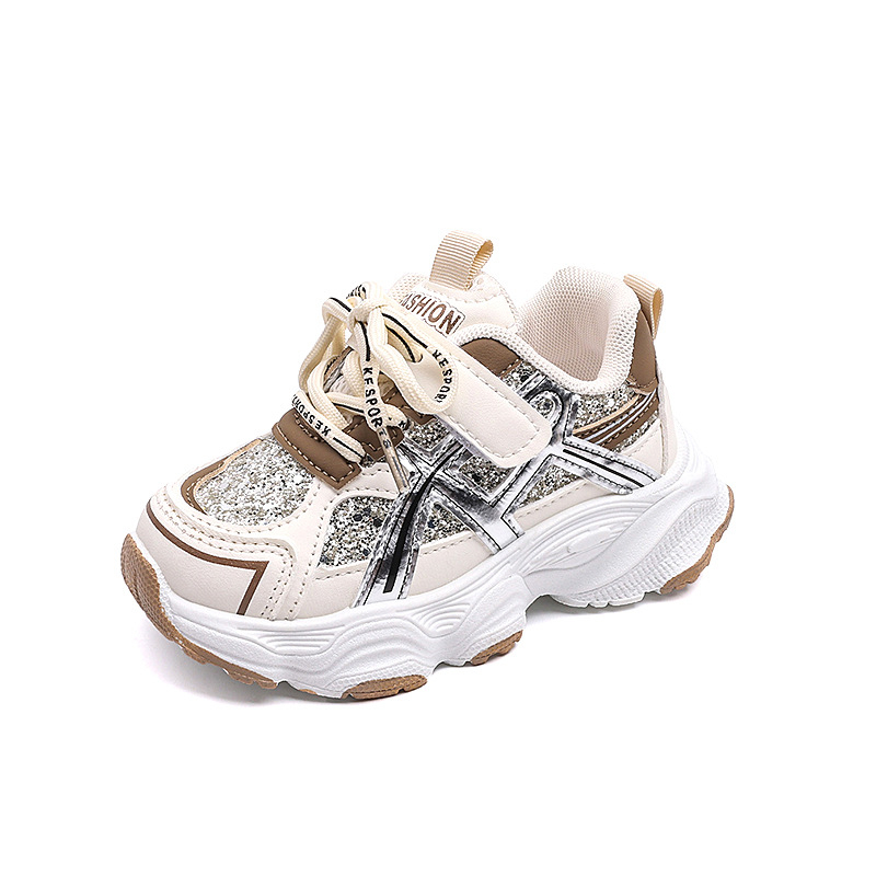 Детски спортни обувки 2025 Пролет и есен Бебешки обувки за момичета Момчета Маратонки с плътно подметка за бягане Момичета Меко подметка Обувки за татко Trbottomy