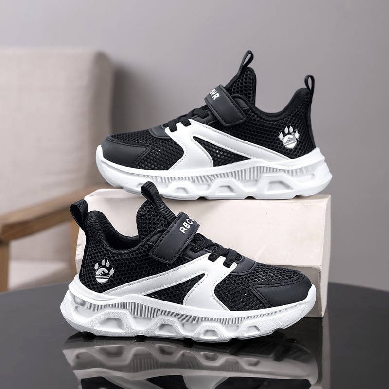 Pantofi sport de vară pentru băieți, cu plasă respirabilă, mari, pentru copii, ușori, la modă, cu velcro, pentru studenți, casual, pentru alergare, băieți