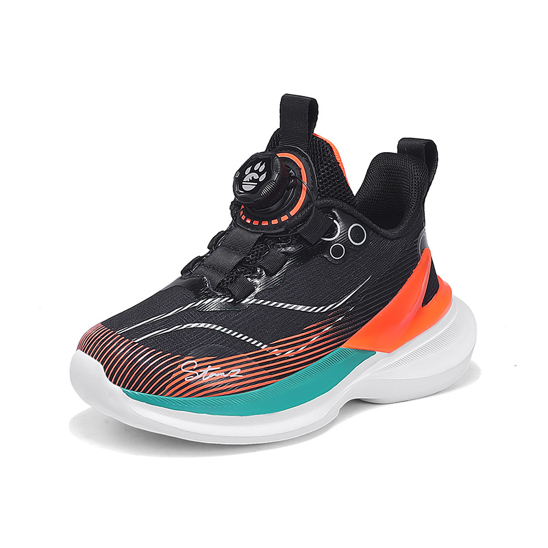 Zēnu apavi Vasaras jauni elpojoši bērnu sieta sporta apavi vidējiem un lieliem bērniem Viegli meiteņu ikdienas skriešanas apavi