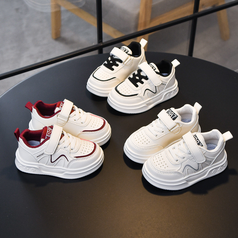 Pantofi sport pentru copii 2025 Primăvara și toamna Pantofi sport casual pentru băieți Pantofi sport pentru fete cu talpă moale antiderapantă Pantofi pentru copii mici Pantofi albi pentru bebeluși