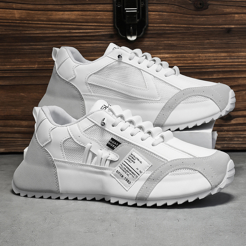 Мъжки обувки, модерни летни мрежести дишащи обувки в корейски стил, универсални обувки за спорт на открито и ежедневни обувки