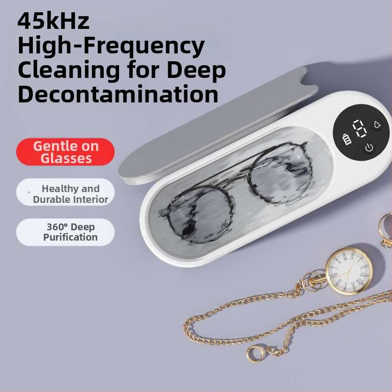 Ултразвукова машина за почистване на очила, кутия за почистване на домакински уреди, малък часовник, бижута, контактни лещи, брекети, автоматична стерилизация