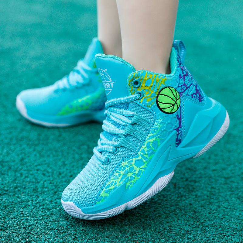 Παιδικά επαγγελματικά παπούτσια μπάσκετ υψηλής ποιότητας, αντιολισθητικά, αθλητικά παπούτσια προπόνησης για νέους, παπούτσια τρεξίματος για φοιτητές, μια γενιά μαλλιών
