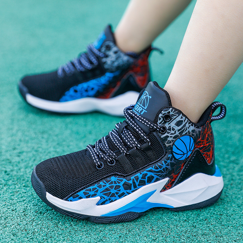 Παιδικά επαγγελματικά παπούτσια μπάσκετ υψηλής ποιότητας, αντιολισθητικά, αθλητικά παπούτσια προπόνησης για νέους, παπούτσια τρεξίματος για φοιτητές, μια γενιά μαλλιών