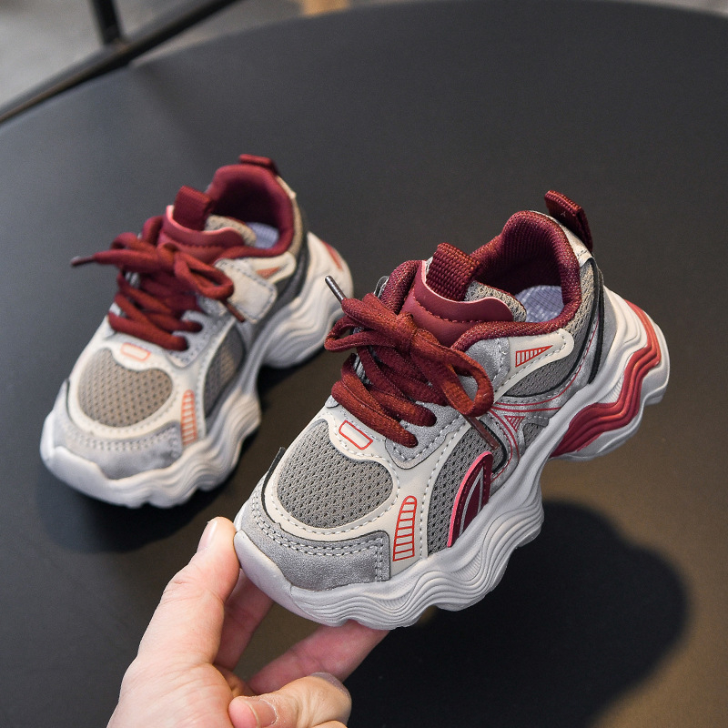 1-5 години бебешки маратонки дишащи мрежести обувки с меко дъно за момичета, детски обувки за момчета, ежедневни обувки на едро 2