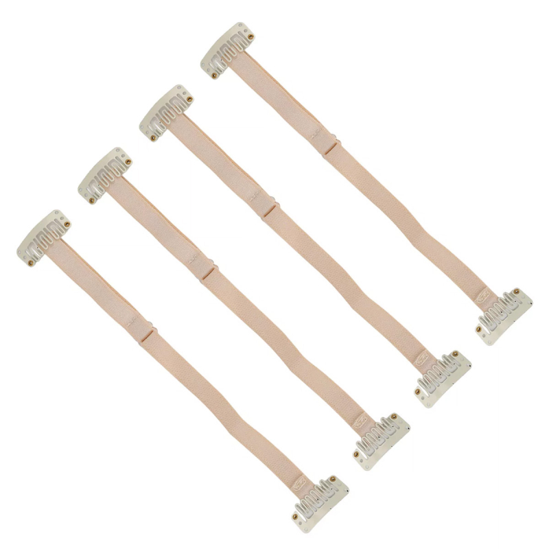 Стягащи ленти за лице с 4 броя, еластични ленти за лице, регулируеми найлонови ленти за повдигане