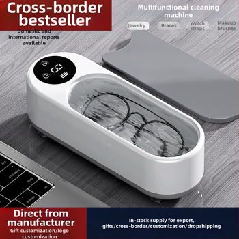 Ultragarsinis valymo aparatas Papuošalų makiažo šepetėlis Akinių valiklis Nešiojamas mini elektrinis valymo dėžutės gamintojas Didmeninė prekyba