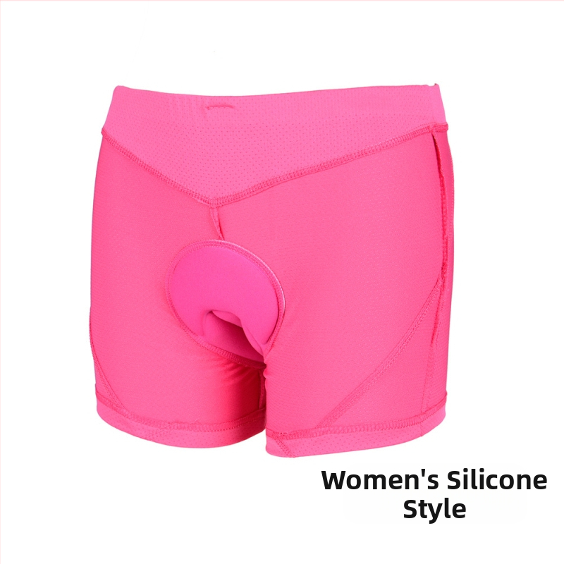 Велосипедно бельо, амортизиращо, дишащо, с щамповано лого, силиконови шорти, отвеждащи влагата, за бягане, велосипедни шорти на едро с гъба