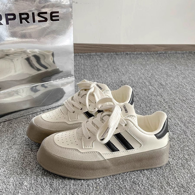 Дамски маратонки за тренировки 2025 Нова ниша Универсални обувки с дебела подметка, дишащи спортни обувки за ученици