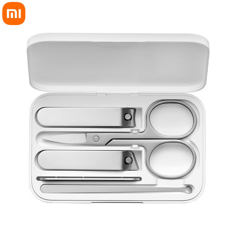 Xiaomi Set de foarfece de unghii Set de unghii pentru ascuțit urechile, unghiera pentru tuns părul din nas, manichiura