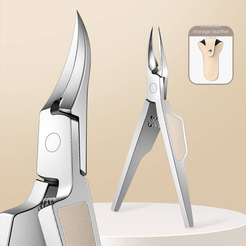 Нова нокторезачка за нокти, специални ножици за нокти, наклонени клещи за удължаване на устата, единични клещи за враснал нокът на крака, нокторезачки за педикюр