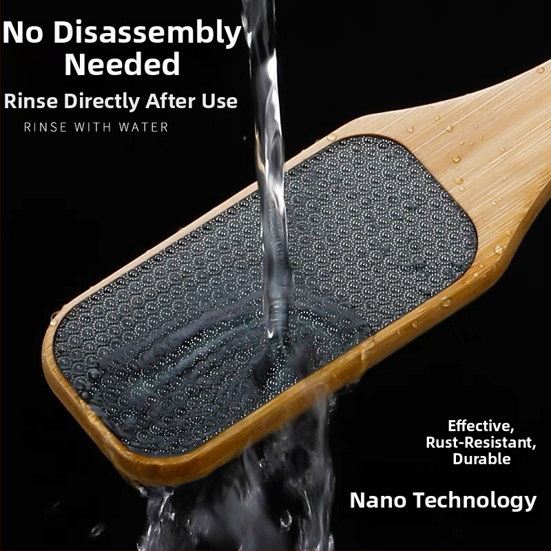 Drevená rukoväť CrossBorder Nano Glass File File to Removal Odstraňovač odumretej kože a mozoľov Pedikúra Pedikúra Leštenie nechtovej kožičky Brúsny kameň na nohy