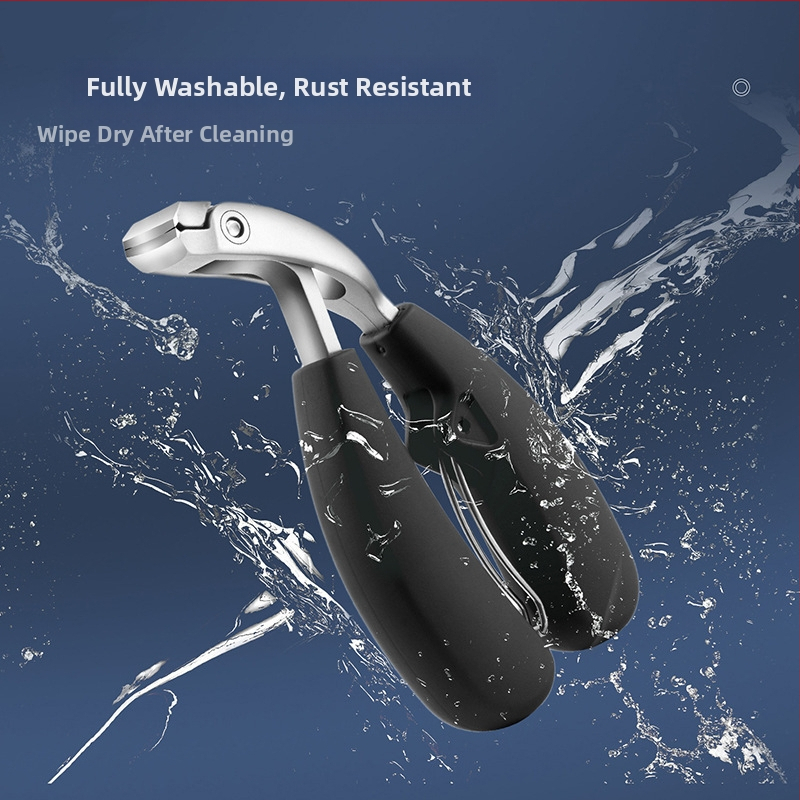 Нокторезачка с голям отвор от неръждаема стомана CrossBorder, ножица за нокти с вторичен отвор, комплект ножици за маникюр, клещи за маникюр, инструменти