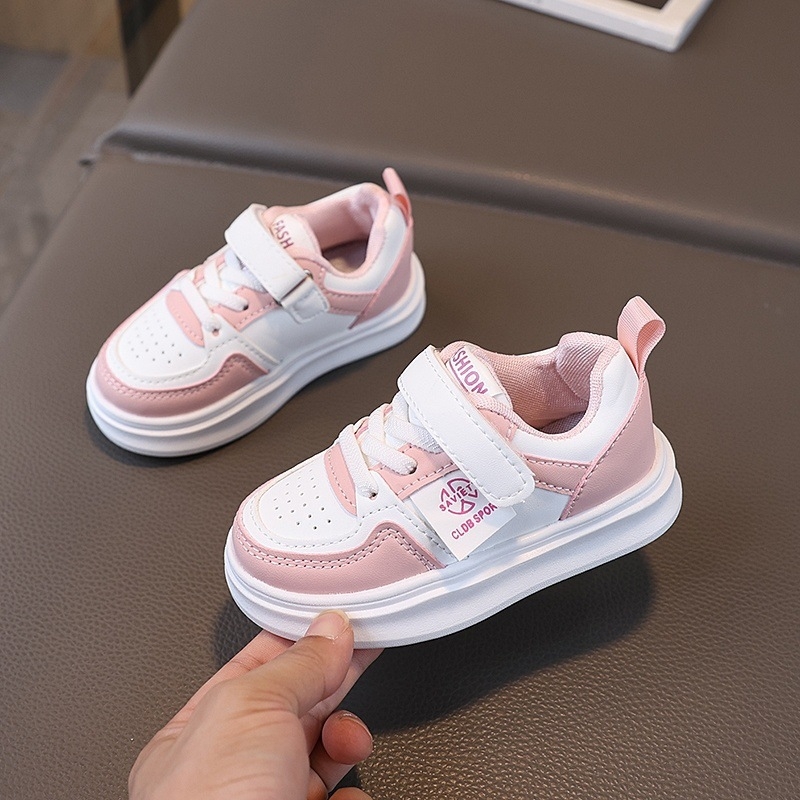 [Savākti 8619 cilvēki] Bērnu sporta apavi pavasarim un rudenim Jauni zēnu sporta apavi 2024 Meiteņu apavi mazuļiem Baltā krāsā