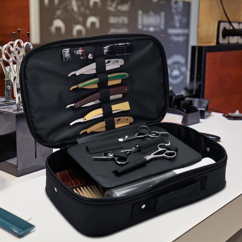 Juuksuri tööriistakott, juuksuri hoiukott, tööriistakast, suure mahutavusega elektrilise lõikuri kott, elektrilise lõikuri kott