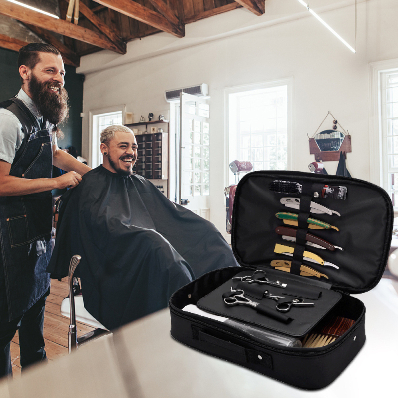 Juuksuri tööriistakott, juuksuri hoiukott, tööriistakast, suure mahutavusega elektrilise lõikuri kott, elektrilise lõikuri kott